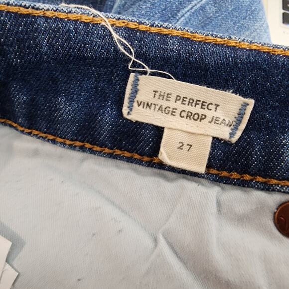 Madewell The Perfect Vintage Crop Jean in Bellbrook Wash Size 27 - Picture 7 of 9